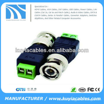 Coax BNC CAT5e à caméra CCTV Video Balun Connector